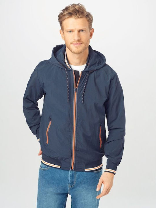 Indicode Men's Winter Jacket Navy Blue