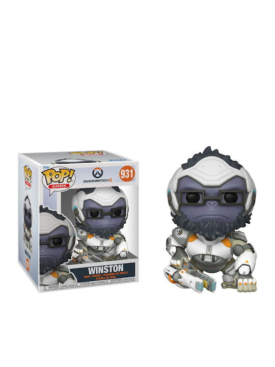 Funko Поп! Игри: Overwatch - Winston 931 Супер голям размер 10"​ (25см)