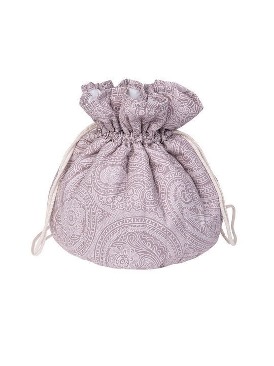 Amaryllis Slippers Toiletry Bag in Lilac color
