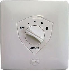 Front Audio & Video Volume Regulator Socket White APS-2E