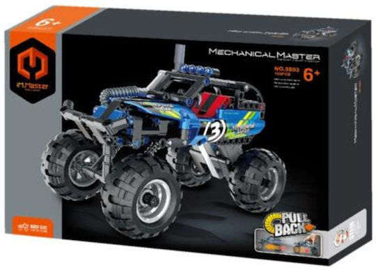 Qihui Mechanical Master - Blue Pull Back Off-Road Φιγούρα Μοντελισμού Μπλε 193 Κομματιών 15x9x10εκ.