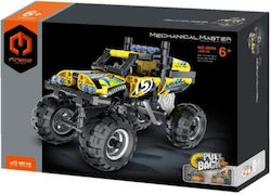 Qihui Mechanical Master - Yellow Pull Back Off-Road Modellfigur Gelb 199 Teile 19x14x10cm.