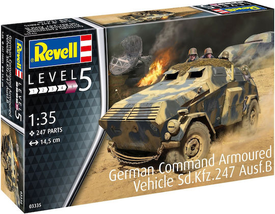 Revell German Command Armoured Фигура за Моделизъм 247 Части в Мащаб 1:35
