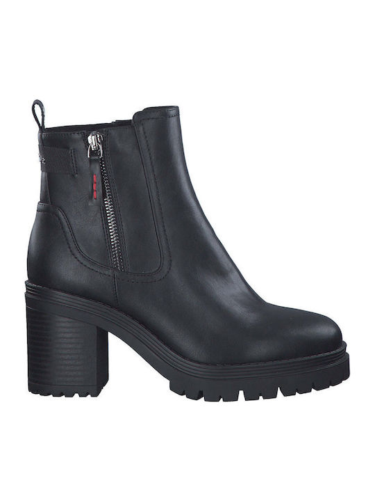 Women's Ankle Boots with High Heel Black