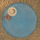 Charisma Stonewashed Beach Towel Round Blue 1007 with Fringes Diameter 150cm.