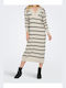 Only Midi Dress Knitted Beige