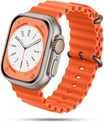 U8 Ultra 45mm Smartwatch με Παλμογράφο (Πορτοκαλί)