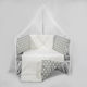 Just Baby Set Pentru Patut Gri 3buc piese
