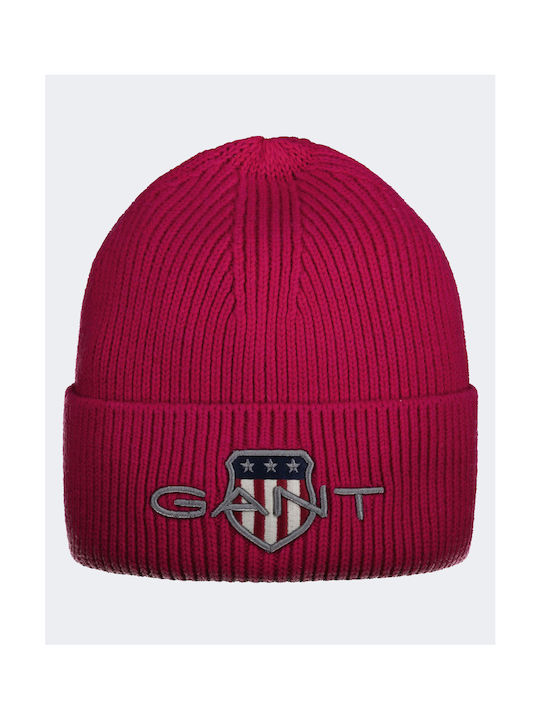 Gant Kids Beanie Knitted Fuchsia