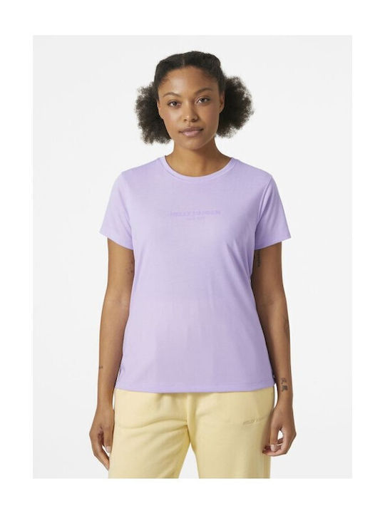 Helly Hansen Women's Athletic T-shirt Purple