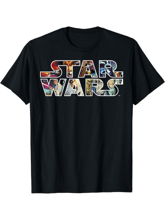 Pegasus T-shirt Star Wars σε Μαύρο χρώμα