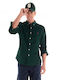 Ralph Lauren Men's Shirt Long Sleeve Corduroy Green