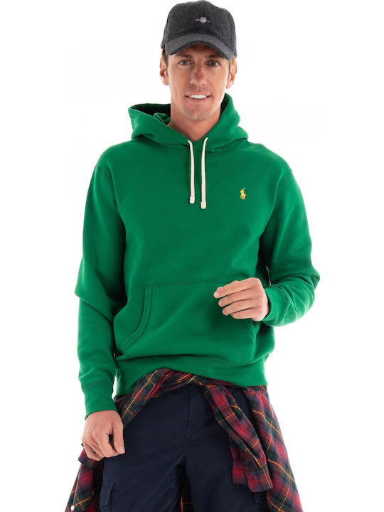 Sweatshirt with Hood Green