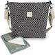 Walking Mum Walking Mum Shoulder Bag - Changing Pad Emily Black 41x12x34cm