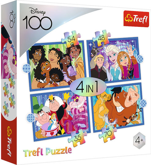 Puzzle pentru Copii The Happy World of Disney pentru 4+ Ani 207buc Trefl