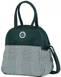 Bebecar Shoulder/Hand Diaper Bag Black Plaid