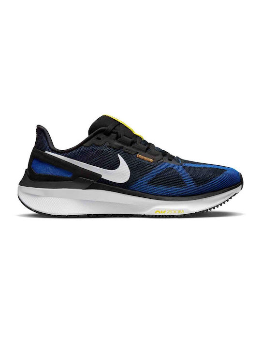 Nike Air Zoom Structure 25 Ανδρικά Αθλητικά Παπούτσια Running Μαύρα