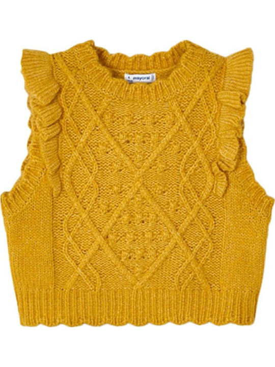 Kids' Vest Sleeveless Yellow