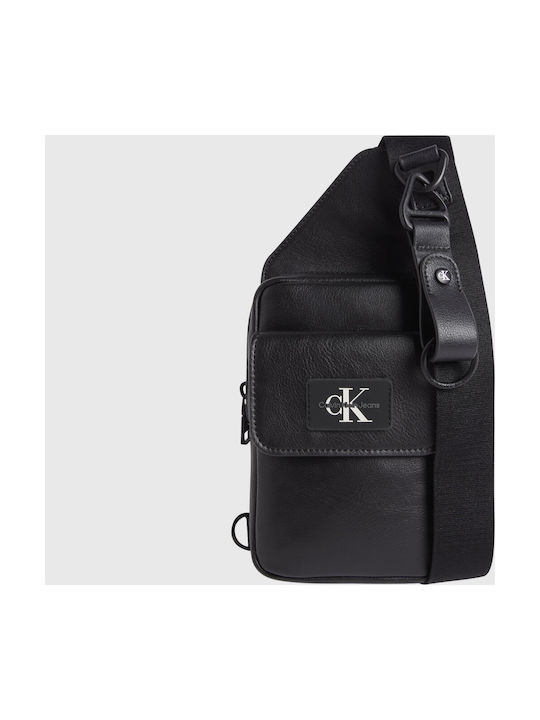 Calvin Klein Ανδρική Τσάντα Στήθους σε Μαύρο χρώμα