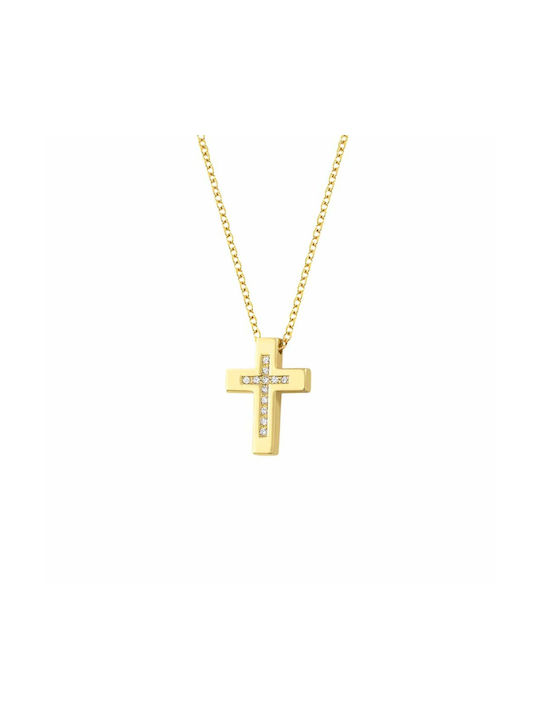 Ekan Gold Cross 14K with Chain