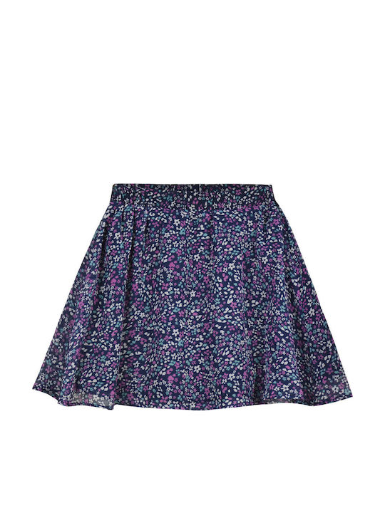 Παιδική Φούστα Floral Navy Μπλε