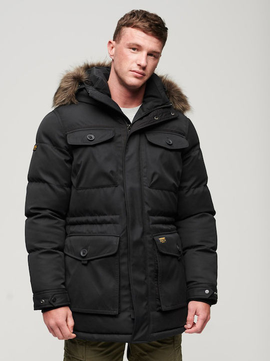 Superdry D2 Ovin Chinook Winter Jacke Parka Sch...