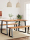 Dining Room 3pcs 140x80cm
