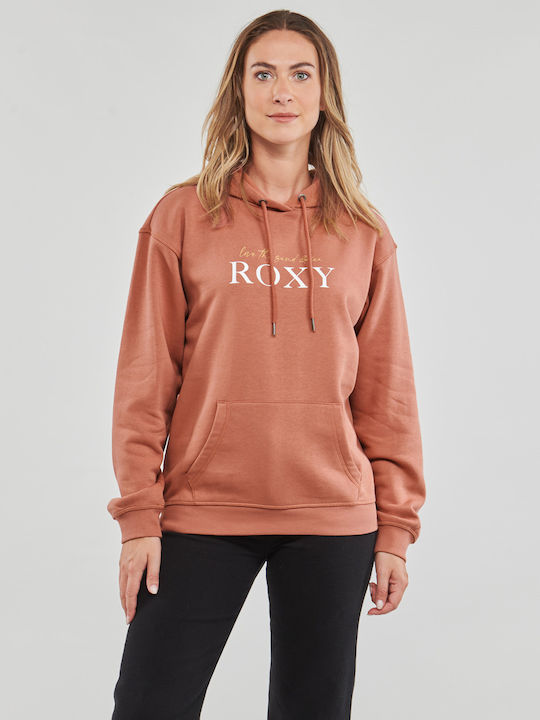 Roxy Surf Stoked Women's Hooded Sweatshirt Pink