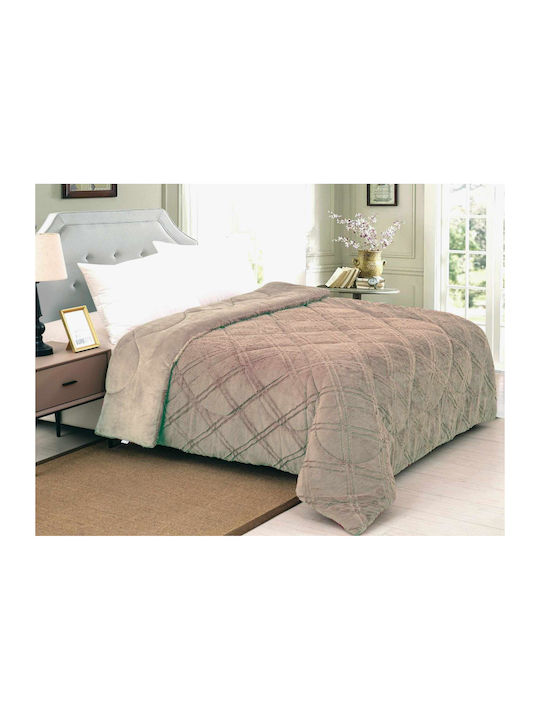 Linea Home Duvet Cover Double 210x230cm Diamond Gray