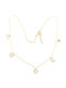 PS Silver Horseshoe from Gold Plated Silver with Zircon