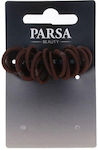 Parsa Hair Scrunchies Black 18pcs