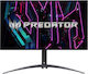 Acer Predator X27U OLED HDR Monitor de jocuri 26.5" QHD 2560x1440 240Hz cu Timp de Răspuns 0.03ms GTG