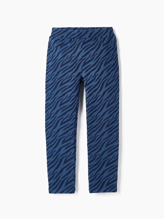 Zippy Kids Long Legging Striped Blue