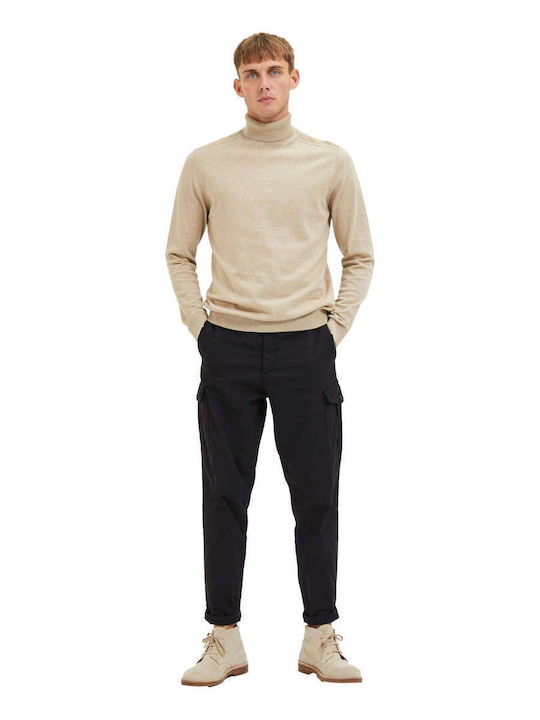 Selected Langarm-Pullover Light Beige