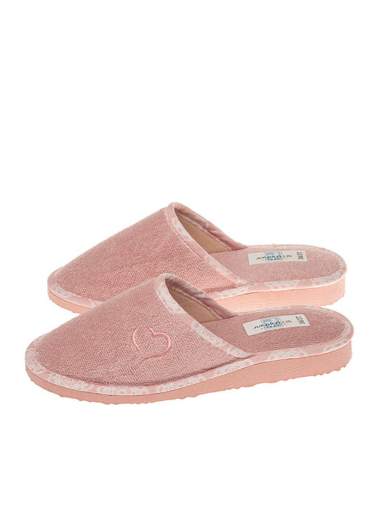 Amaryllis Slippers Зимни Дамски Чехли Розов