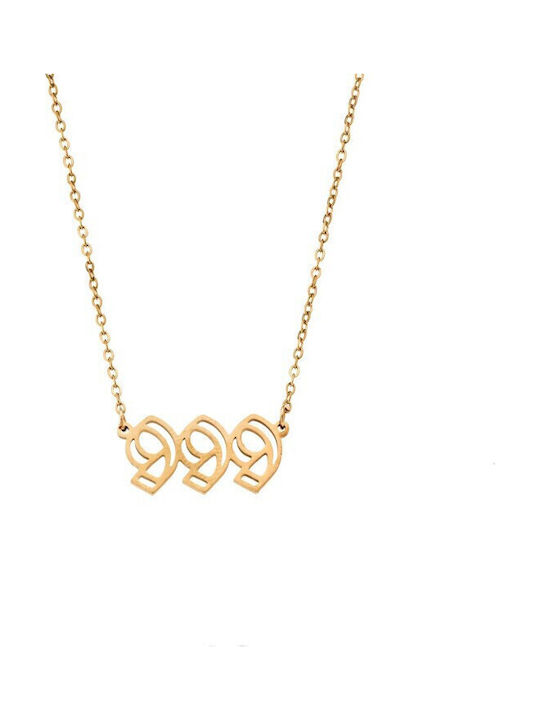 Senza Charm mit Design Engel aus Vergoldet Stahl