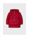 Mayoral Kids Casual Jacket Long with Hood Red