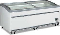 Klimaitalia Stehender Selbstbedienungstiefkühler mit 2 Türen 912Es H210.6xW87xH92.5cm