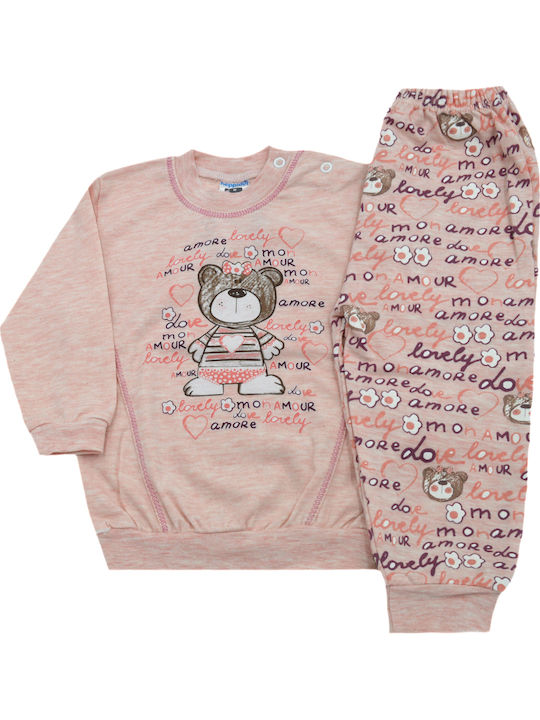 Extan Bebe Kids Nightwear Winter Pink