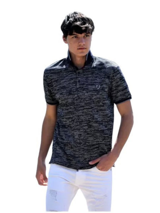 Polo Kurzarmbluse Gray
