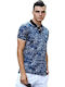 Polo Kurzarmbluse Blau