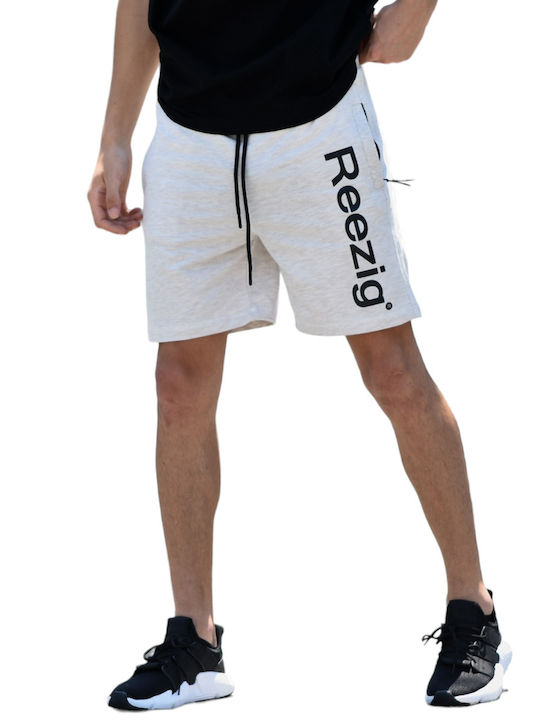 Mohicans Black Line Sportliche Herrenshorts Ecru