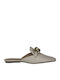 Flat Mules σε Μπεζ Χρώμα