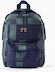 Zippy Kariert Schulranzen Rucksack Grundschule Blau