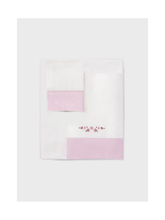 Mayoral Baby Sheets Set Crib Cotton 3pcs Mayoral Baby Sheets Set Crib Cotton 3pcs