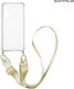 Sonique Strap Armor Clear Back Cover Silicone T...