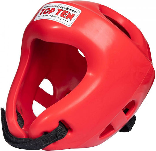 Top Ten Boxhelm Erwachsene Offenes Gesicht Rot