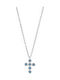 Senza Women's Cross from Silver with Chain