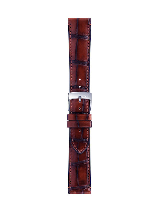 Morellato Tiepolo Leather Strap Burgundy 20mm