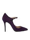 Mourtzi Purple Heels with Strap